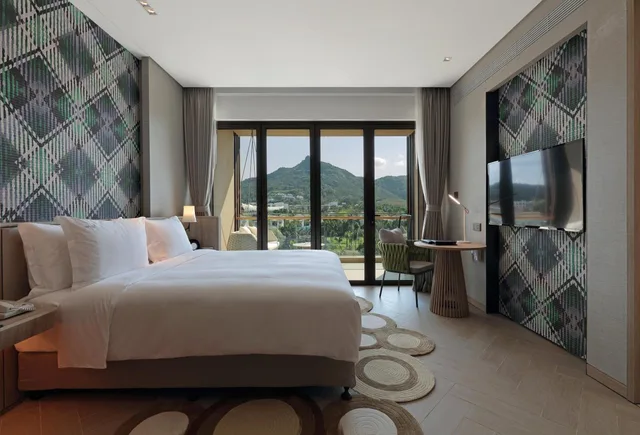 جناح بسرير كينج بإطلالة على الحديقة بغرفتي نوم، Holiday Inn Resort Qionghai Guantang 6/7