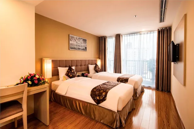 غرفة بريميوم بسريرين منفصلين، GK Central Hotel 8/10