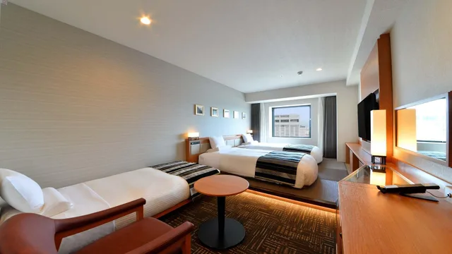 غرفة يابانية عائلية ثلاثية بثلاثة أسرّة، Hakodate Kokusai Hotel 1/2