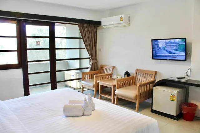 غرفة بسرير مزدوج بإطلالة على البحر، S2 Hotel 5/8