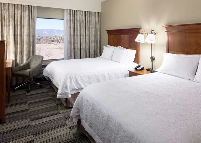 غرفة قياسية بسريرين كوين، Hampton Inn & Suites Colorado Springs/I-25 South 1/2