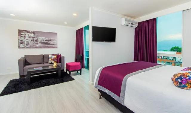 جناح بريميوم بسرير مزدوج، The Morgana Poblado Suites Hotel 2/5