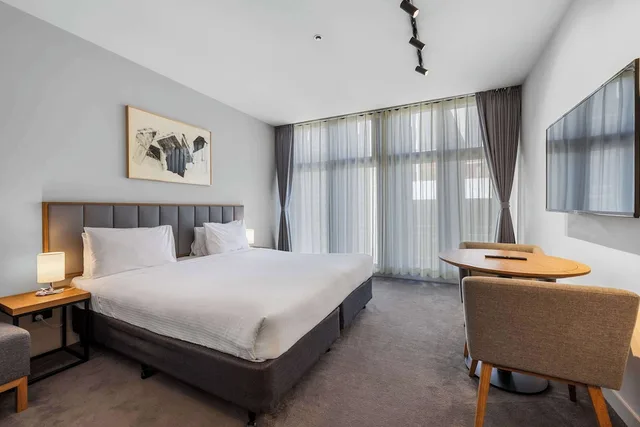 شقة بسرير كينج بغرفة نوم واحدة، Clarion Apartments South Melbourne 1/5
