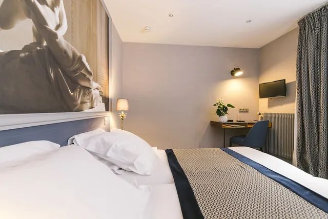 غرفة قياسية بسريرين منفصلين، Hotel Saint Christophe 2/10