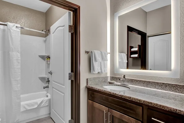 جناح استوديو بسريرين كوين مع أريكة بمطبخ، Staybridge Suites Salt Lake-West Valley City 5/6