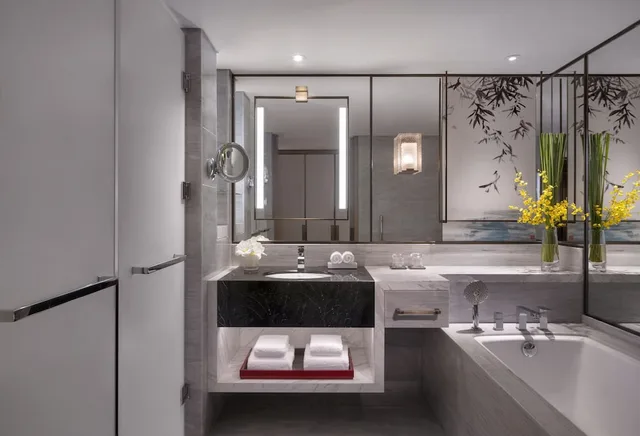 غرفة كلوب بسريرين منفصلين بإطلالة على البحيرة، Grand Hyatt Hangzhou 3/3