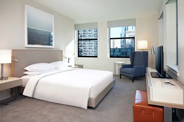 غرفة ديلوكس بسرير مزدوج، Hyatt Centric The Loop Chicago 1/2