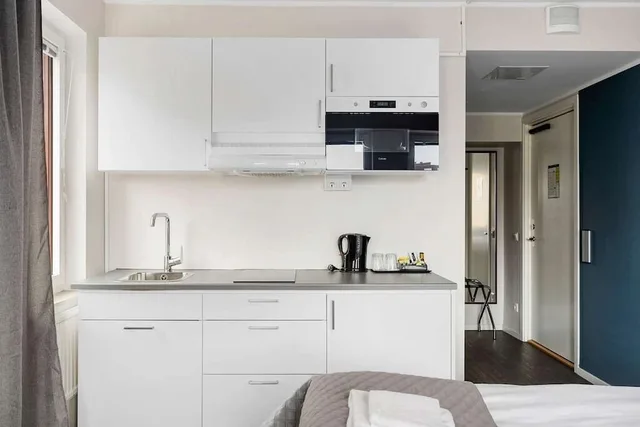 غرفة سوبيريور بسريرين منفصلين بمطبخ صغير، Best Western Hotel Solna 3/3