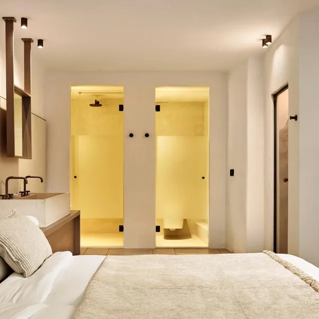 غرفة عائلية بإطلالة على البحر، Mykonos Adonis Hotel 3/10