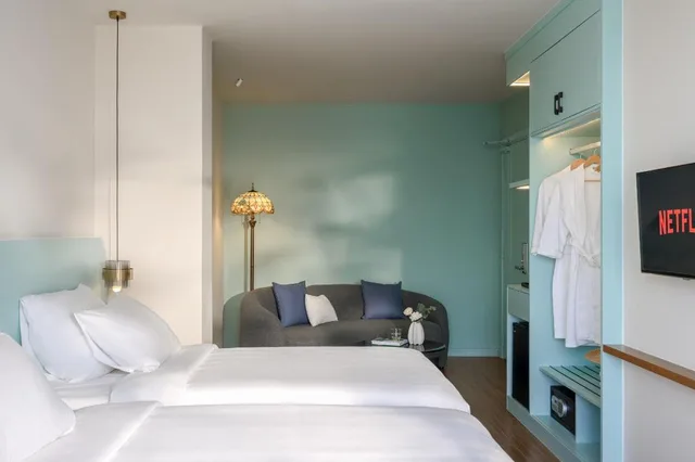 غرفة ديلوكس بسريرين منفصلين بإطلالة على المتنزه، Sonnet Saigon Hotel 6/10
