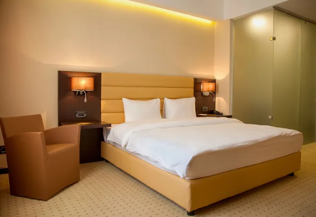 غرفة قياسية بسريرين منفصلين بغرفة نوم واحدة مفردة بسرير كينج، Comfort Hotel Astana 7/10