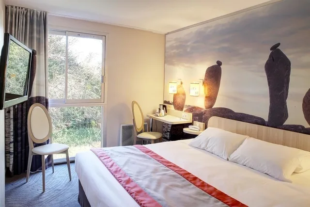 غرفة سوبيريور بسرير مزدوج وسرير فردي للمدخنين، Best Western Auray Hotel Du Loch 1/5