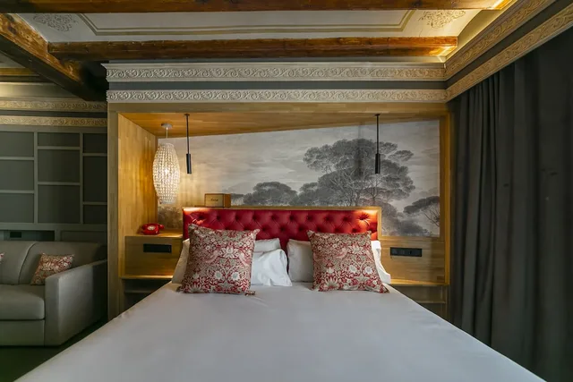 غرفة تنفيذية بسرير كوين بشرفة مع أريكة، Hotel Boutique La Pau 2/7