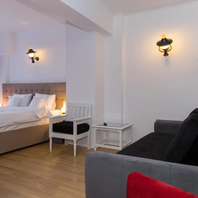 غرفة سوبيريور بسرير كينج، Ambra Boutique Hotel And Bistro 10/10