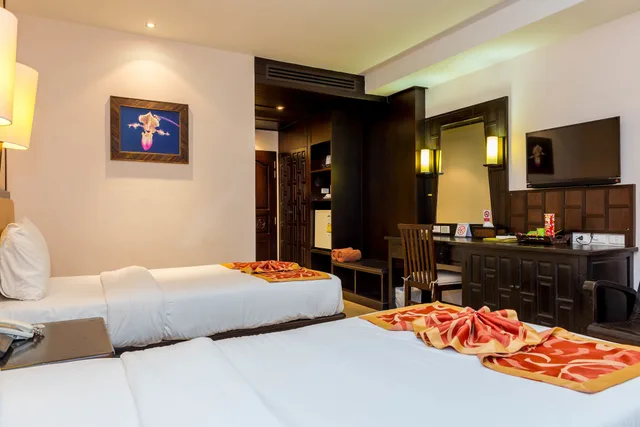 Deluxe, Twin Beds, Outdoor Jetted Tub، Nipa Resort 3/10