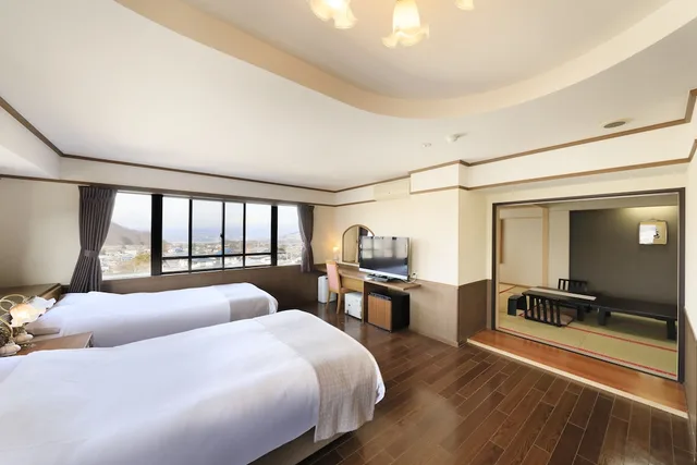 Deluxe, Suite, Twin Beds, 3 Futon Beds, Private Bathroom, Hotel Tsubakino 1/3