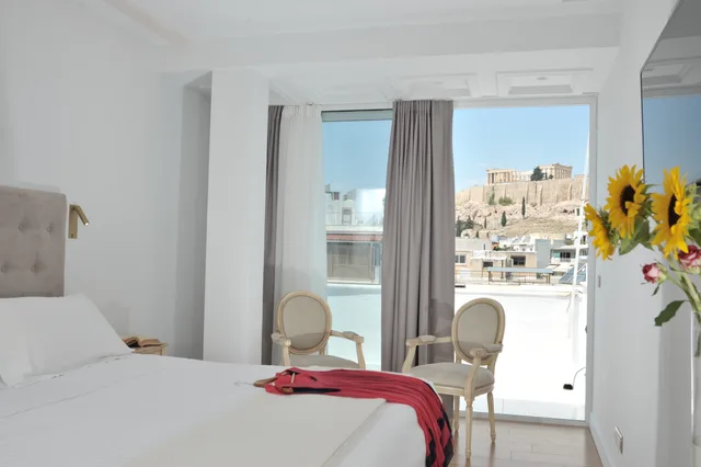 غرفة مفردة بشرفة، Acropolian Spirit Boutique Hotel 4/6