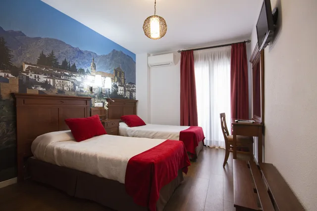 غرفة قياسية بسريرين منفصلين، Hotel El Tajo and Spa 9/10