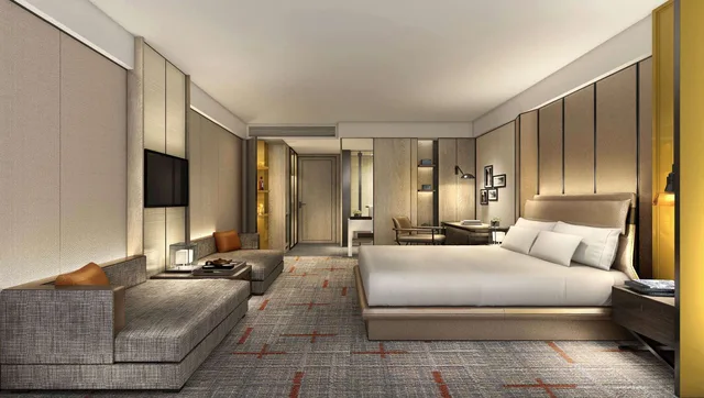 غرفة قياسية بسرير مزدوج، Sheraton Universal Hotel 1/3