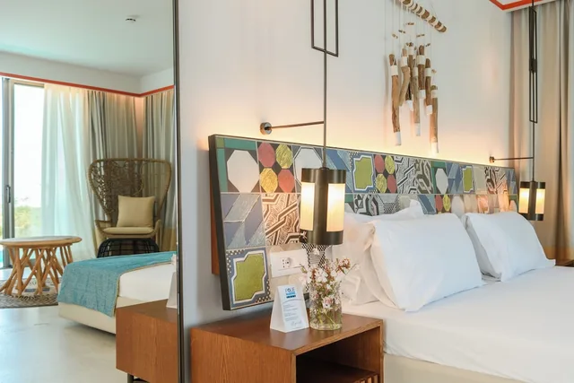 غرفة سوبيريور بسريرين منفصلين بإطلالة على الحديقة، Folie Marine Beach Hotel & Club - Soleil Resort 5/6