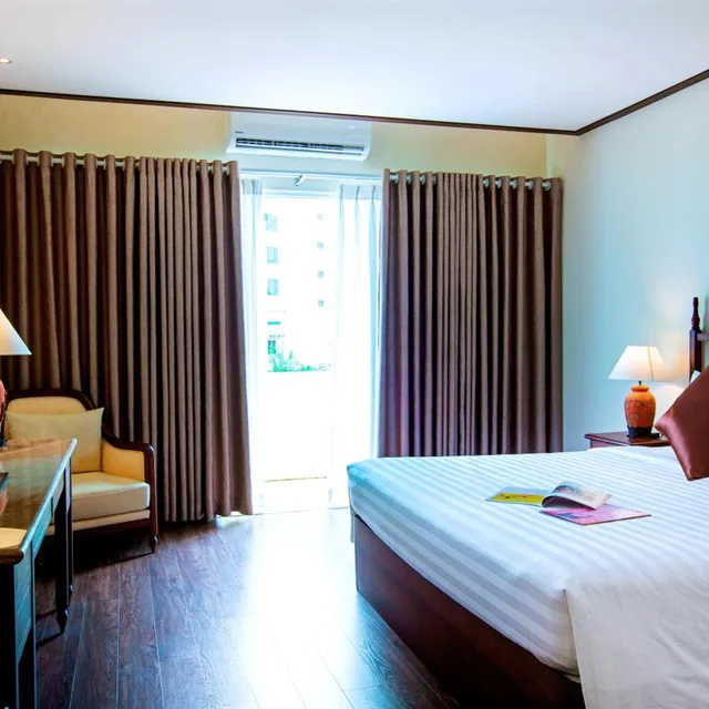 غرفة ديلوكس بسرير مزدوج، Tran Vien Dong Hotel 2/3