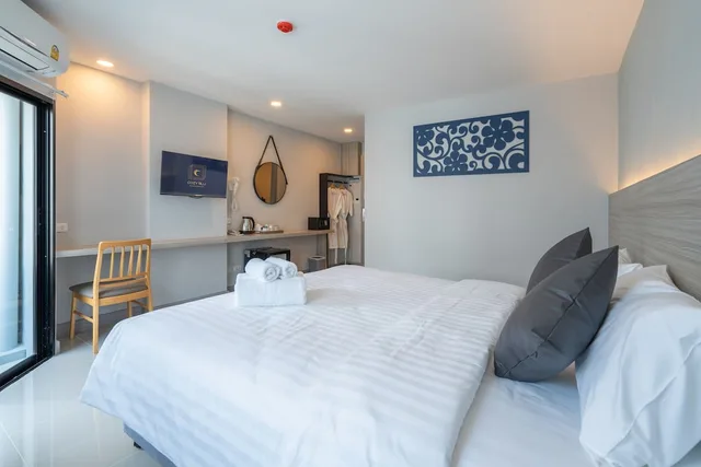 غرفة ديلوكس بسرير كينج، Cozy Blu Suvarnabhumi 1/1