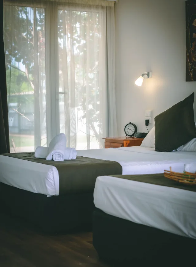 كوخ بسريرين كوين لذوي الإعاقة، Darwin Resort 6/9