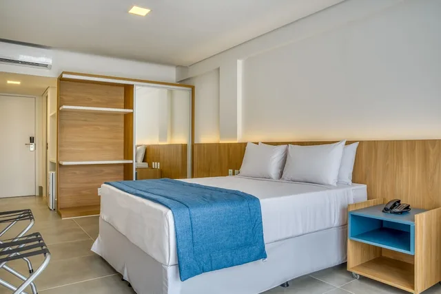 غرفة بريميوم بسرير كوين بإطلالة على البحر، Maragogi Brisa Exclusive Hotel 1/5