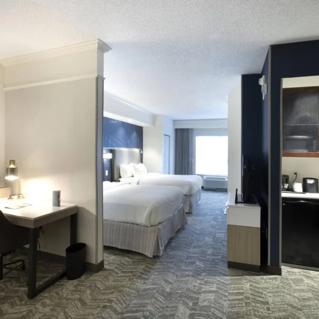 جناح بسريرين كوين مع سرير سحّاب إضافي مع أريكة، Springhill Suites Savannah I-95 South 5/5