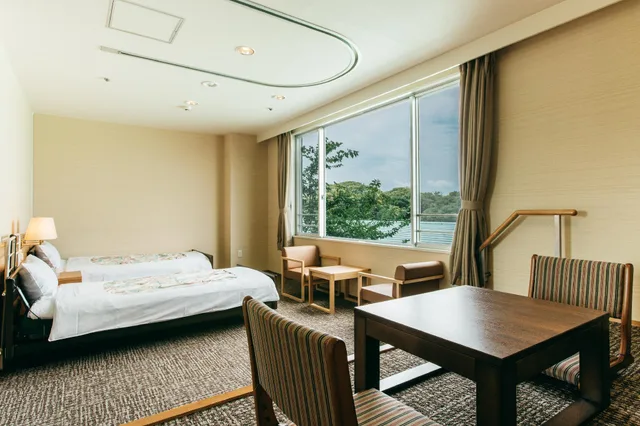 Room, Futon Bed, Twin Beds, Private Bathroom, Accessible, Kamenoi Hotel Yanagawa (ex Kanpo no Yado Yanagawa) 1/2