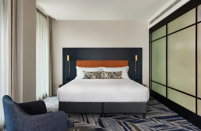 جناح بسرير كينج بشرفة، Dorsett Melbourne 1/1