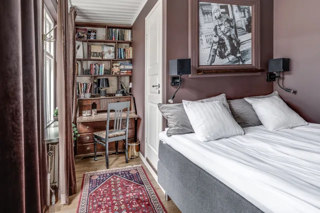 غرفة بسرير كوين، Cameo Boutique Hotell 2/2