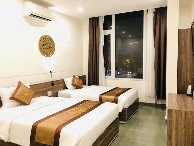 غرفة ديلوكس بسريرين منفصلين بإطلالة على المدينة بغرفتي نوم، Nice Hue Hotel 5/10