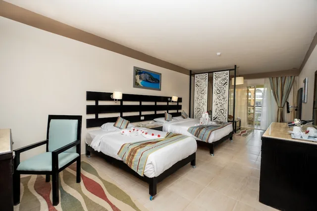 غرفة قياسية بسرير مزدوج بإطلالة على البحر بغرفة نوم واحدة، El Karma Aqua Beach Resort 2/3