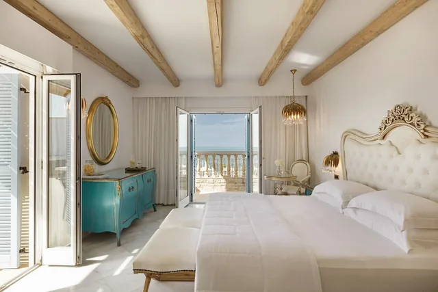 Spa, Bungalow, Twin Beds, Sea View, Outdoor Jetted Tub, Sofa، Mitsis Selection Laguna 1/3