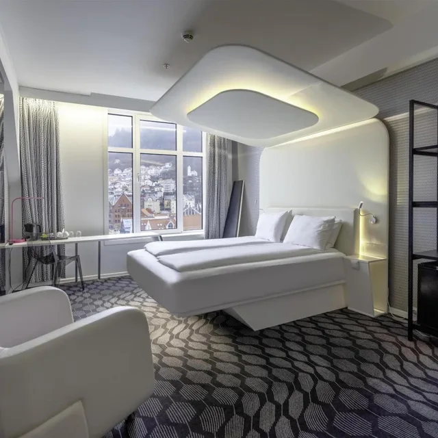 غرفة سوبيريور بإطلالة على المدينة، Magic Hotel Kløverhuset 2/2