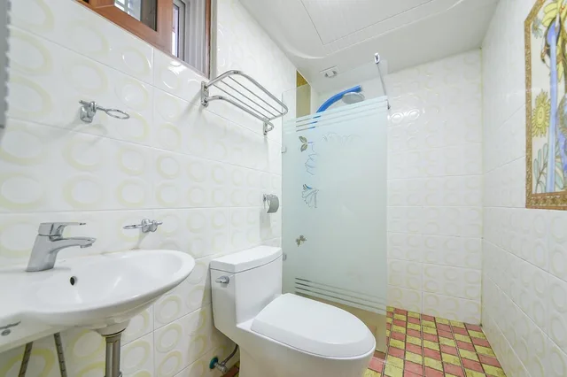غرفة أساسية بسريرين مزدوجين بغرفة نوم واحدة، Geoje Gaonara Pension 9/10
