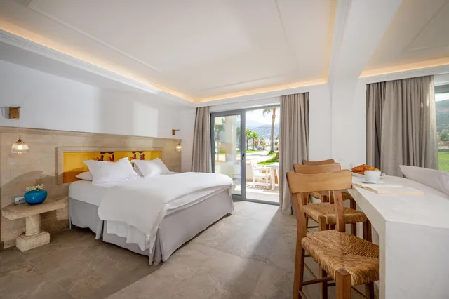 جناح جونيور بإطلالة على الحديقة في الطابق الأرضي، Parthenis Beach Apartments 2/7