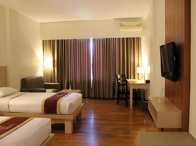 غرفة ديلوكس بسريرين منفصلين، Hotel Ebony 1/1