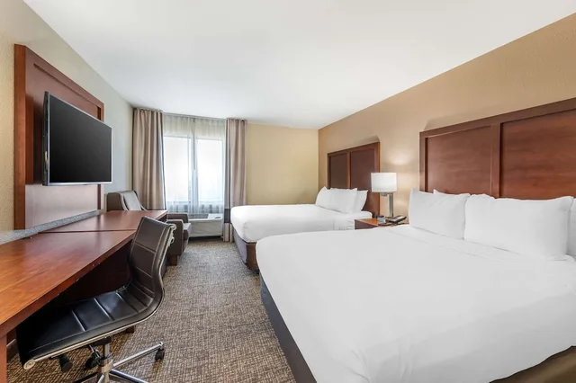 غرفة قياسية بسريرين كوين، Comfort Inn Lafayette I-65 4/9