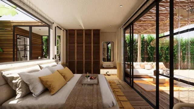 Design, Studio, Suite, King Bed, Sea View, Private Pool، Yazz Collective 4/10