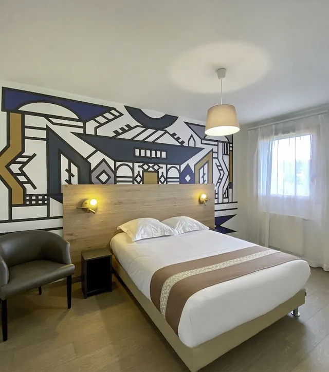 شقة بسريرين مزدوجين بشرفة بغرفتي نوم، Aparthotel Adagio Bâle Mulhouse Airport 2/6
