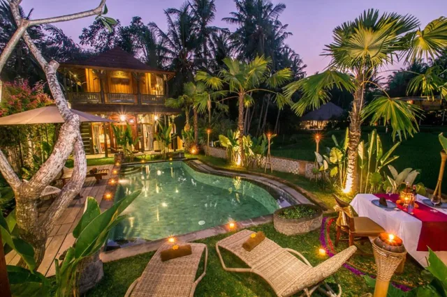 جناح ديلوكس بسرير كينج بإطلالة على المتنزه، Gusde Tranquil Villas 2/2