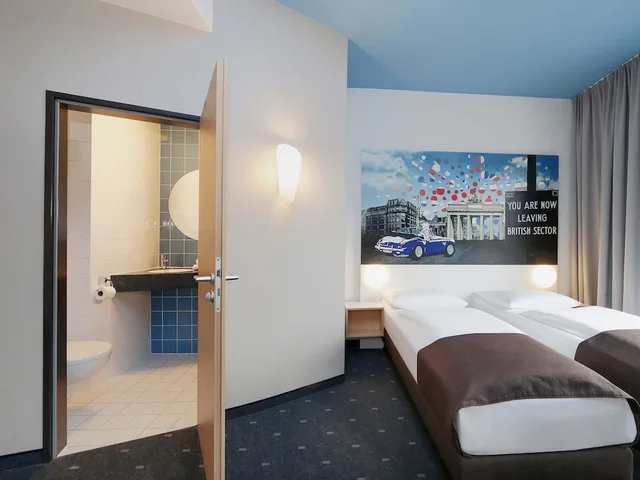 غرفة بسريرين منفصلين، B&B Hotel Berlin-Charlottenburg 5/5
