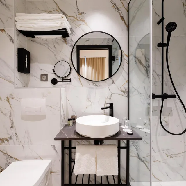غرفة بسريرين منفصلين، Hotel Star Champs Elysees 6/6