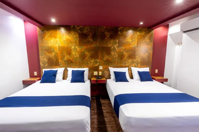 غرفة قياسية بسريرين منفصلين، CAPITAL O Hotel Rose, Ensenada 5/10