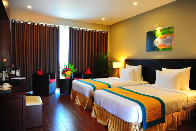 غرفة غراند ديلوكس بسريرين منفصلين بإطلالة على البحر، Sandunes Beach Resort Spa 5/10
