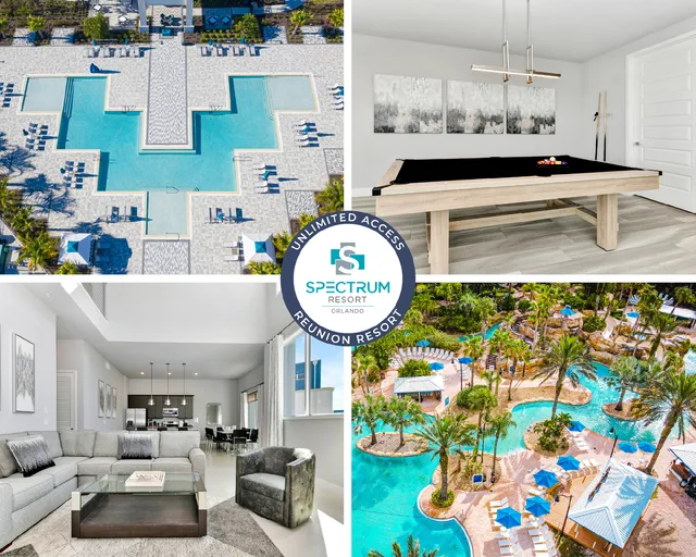 غرفة بـ4 غرف نوم، Spectrum Resort Orlando 1/1