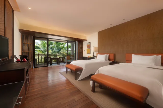 Room, 2 Double Beds, Garden View, Balcony, Le Meridien Shimei Bay Beach Resort & Spa 5/10