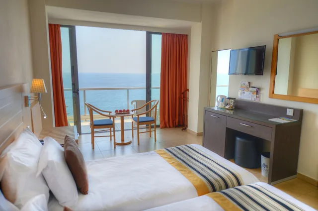 غرفة بإطلالة على البحر مفردة بسريرين منفصلين، Preluna Hotel & Spa 5/9